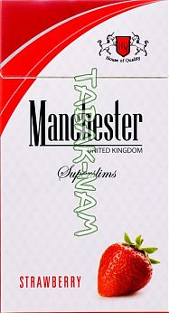 Сигареты Manchester Super Slims Strawberry