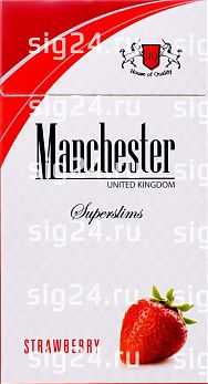 Сигареты Manchester Super Slims Strawberry