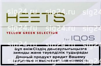 Стики HEETS yellow green selection (зеленые)